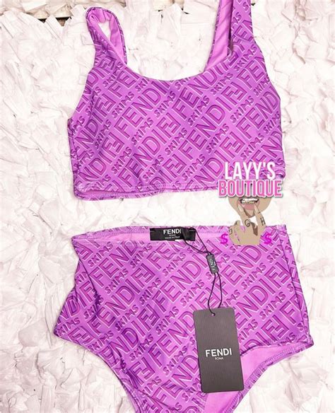 fendi skims bodysuit purple|fendi x skims bathing suit.